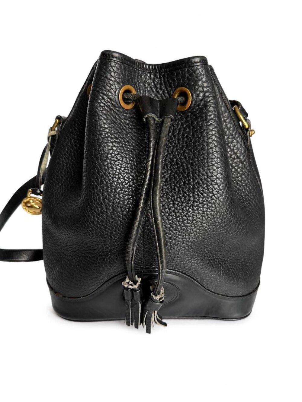 Vintage 1996 Dooney & Bourke Drawstring Bucket Bag Model P758